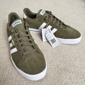 Adidas Daily 3.0 Olive Green Sneakers - men’s size 12